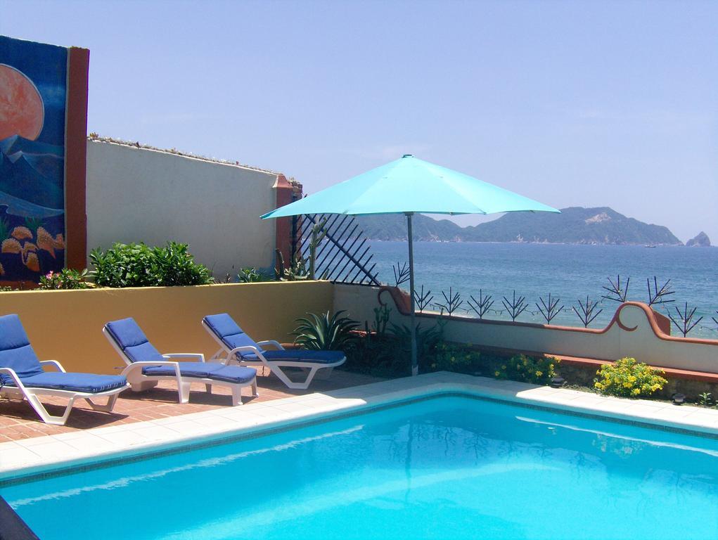La Paloma Oceanfront Retreat Hotel San Patricio Melaque Buitenkant foto